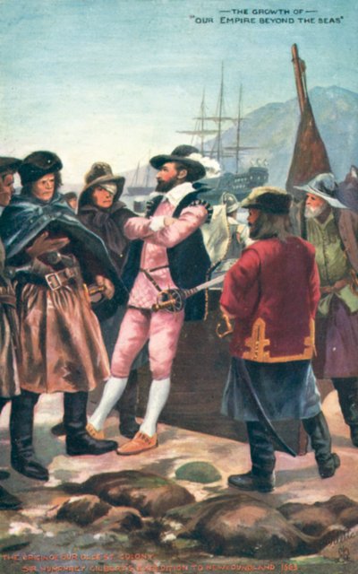 Sir Humphrey Gilbert, expédition à Terre-Neuve, 1583 - English School